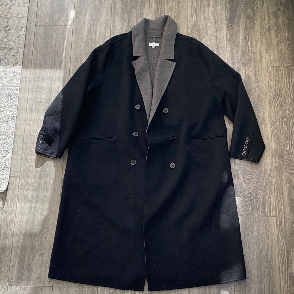 J. Crew - Black Wool Pea Coat - Size 3X